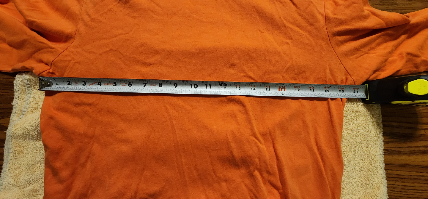 Halloween orange cowl neck long sleeved shirt - size Large - photo 5