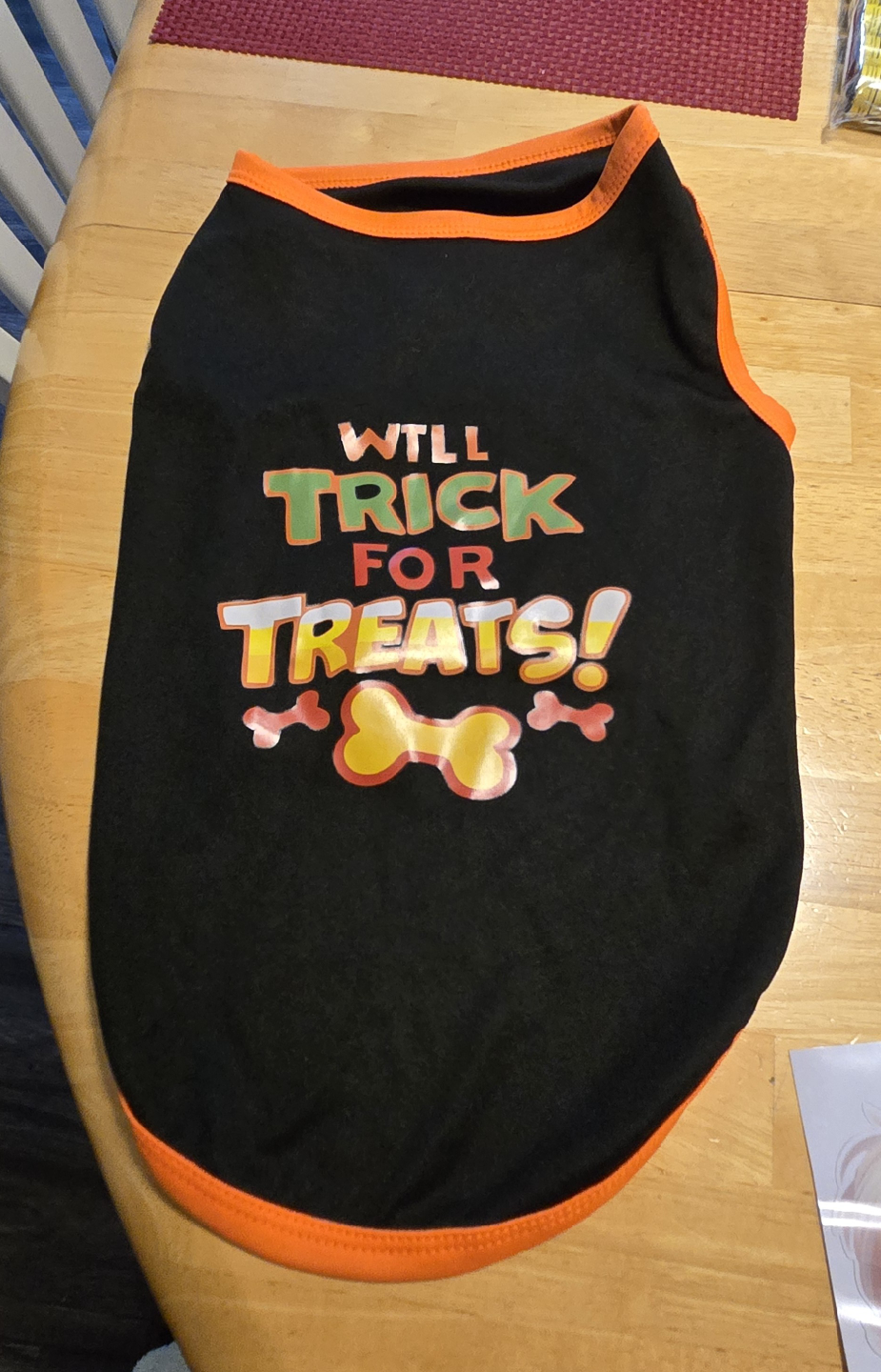 Dog Halloween Costume - Trick for Treats