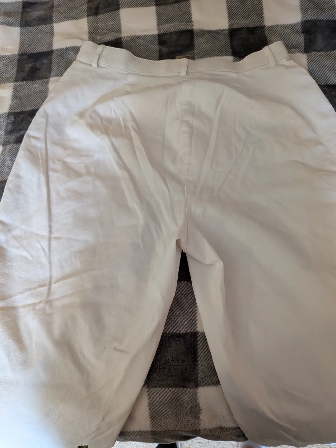 Tan Jay Petite White Pants - Size 8P image indicator(3)