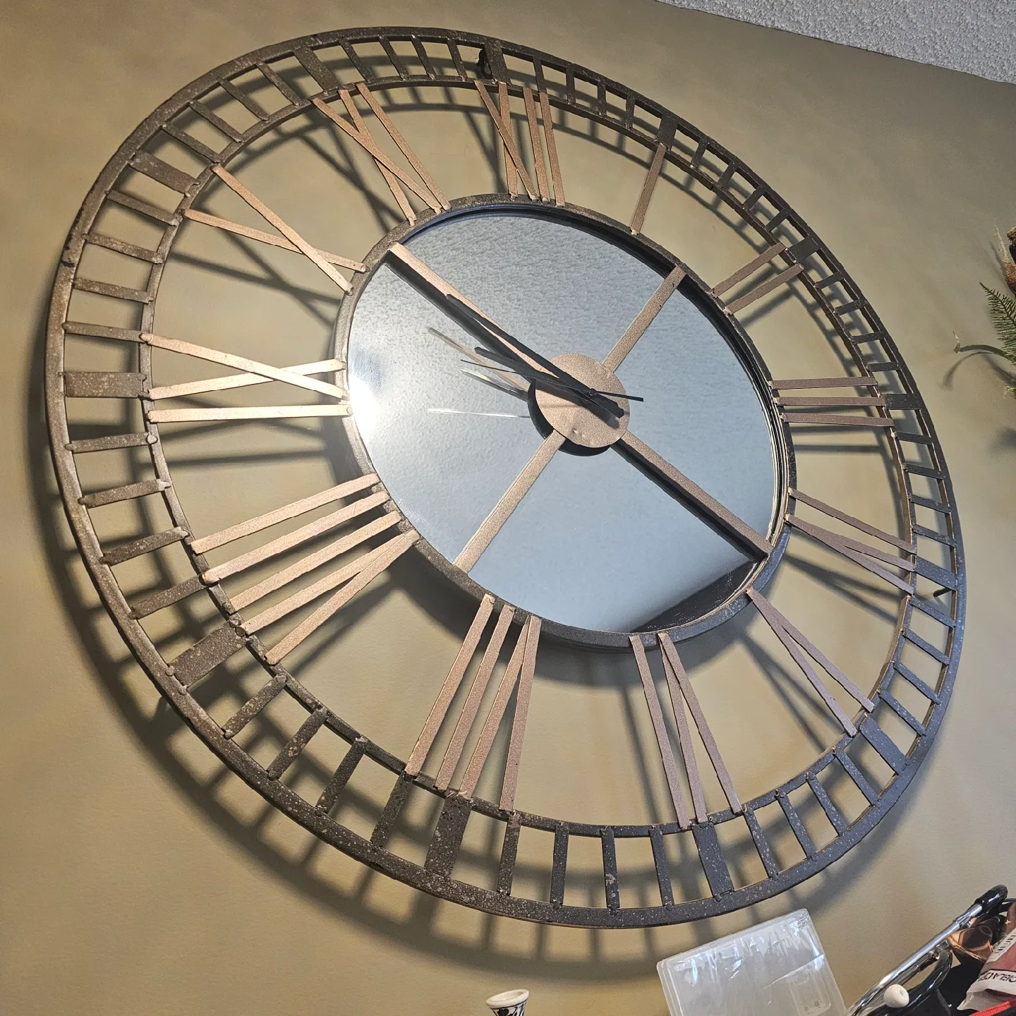 Large Roman Numeral Wall Clock