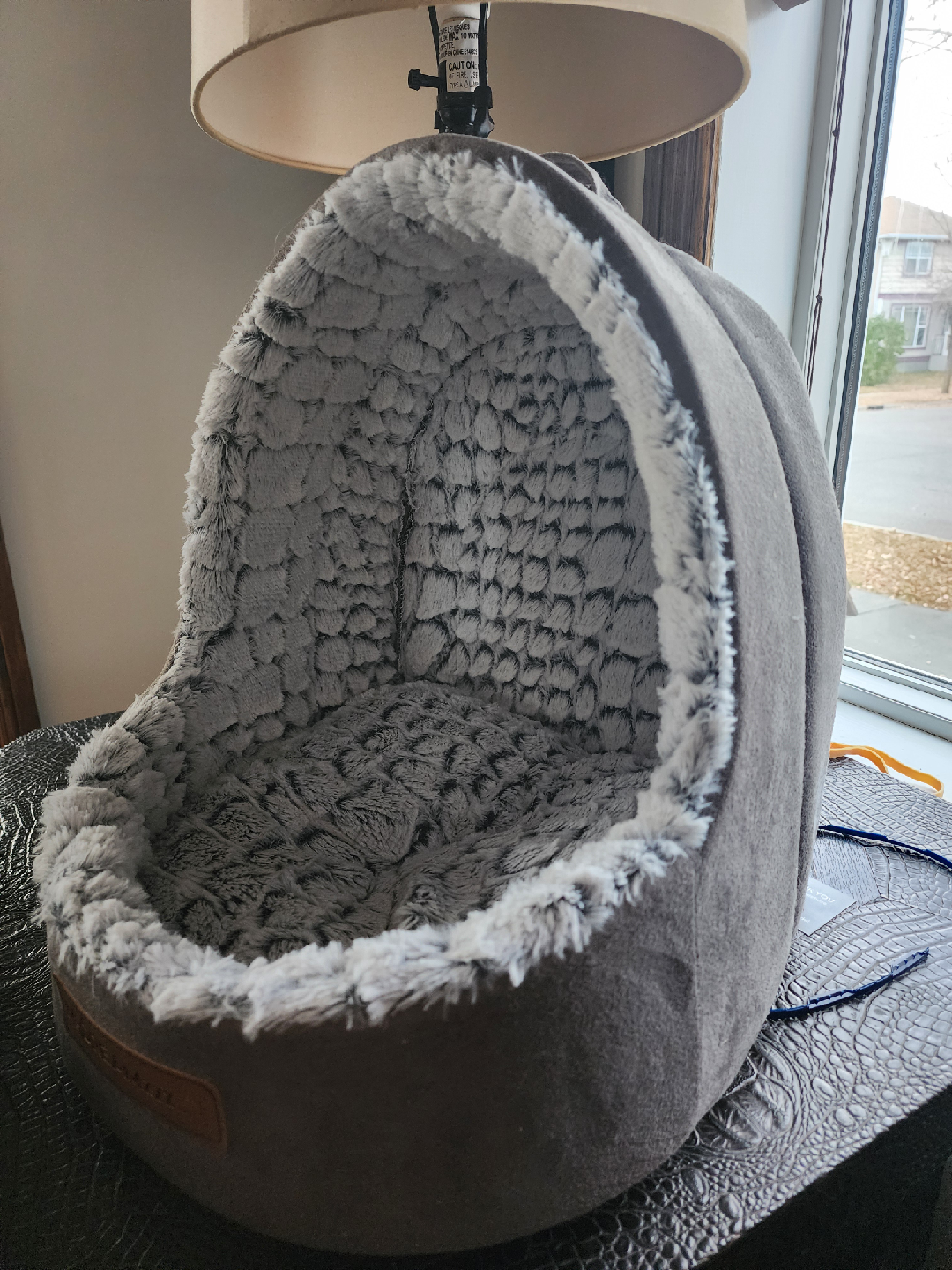 Cozy Pet Cave Bed - Grey - photo 2