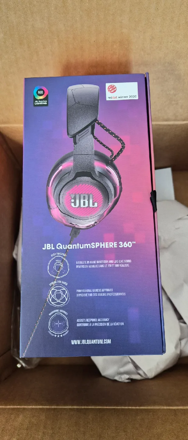 JBL Quantum ONE Gaming Headset - NEW unopened sealed box image indicator(3)