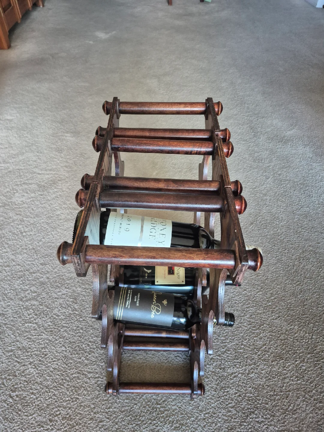 Wooden Wine Rack  🍇🍷 image indicator(3)