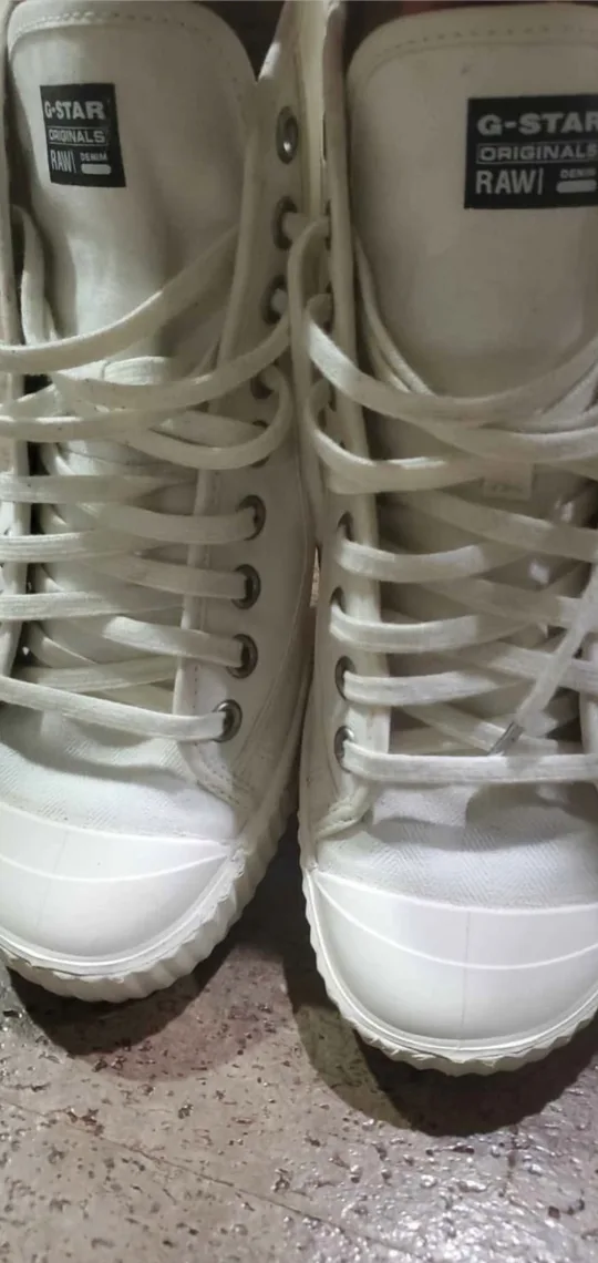 G-Star RAW White High-Top Sneakers