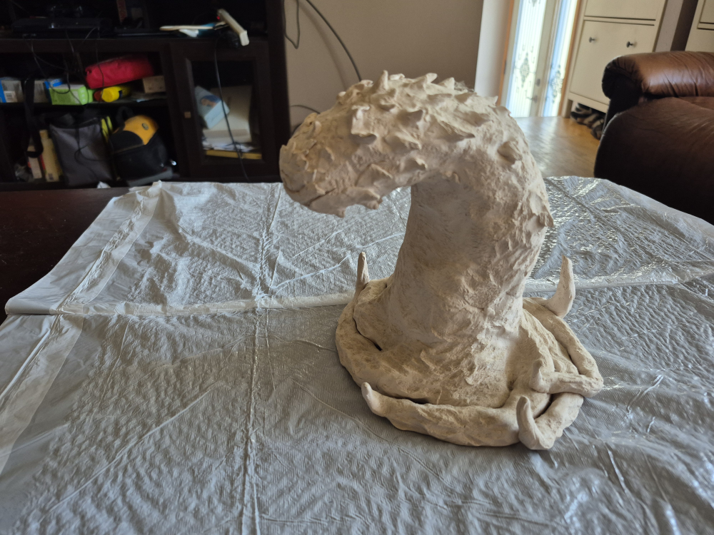 Clay Whale Sculpture - photo 3