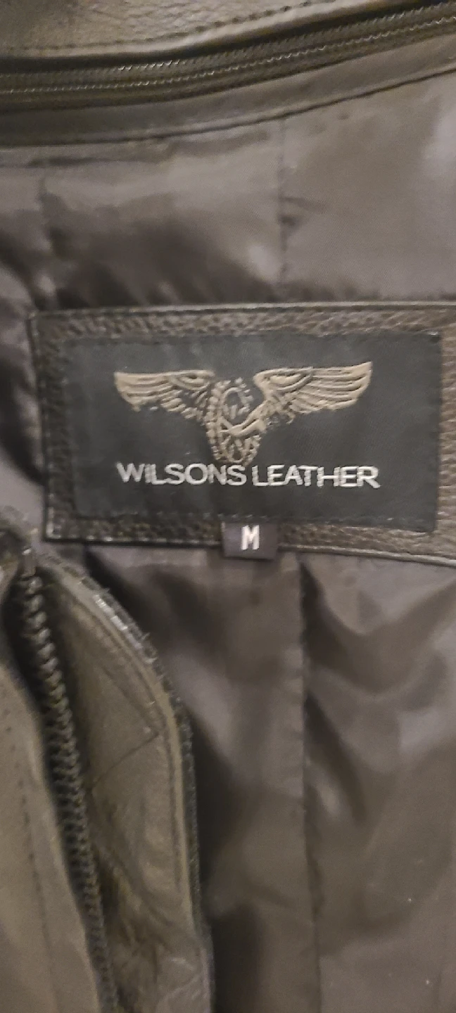 Wilson's Leather Black Motorcycle Jacket - photo 2