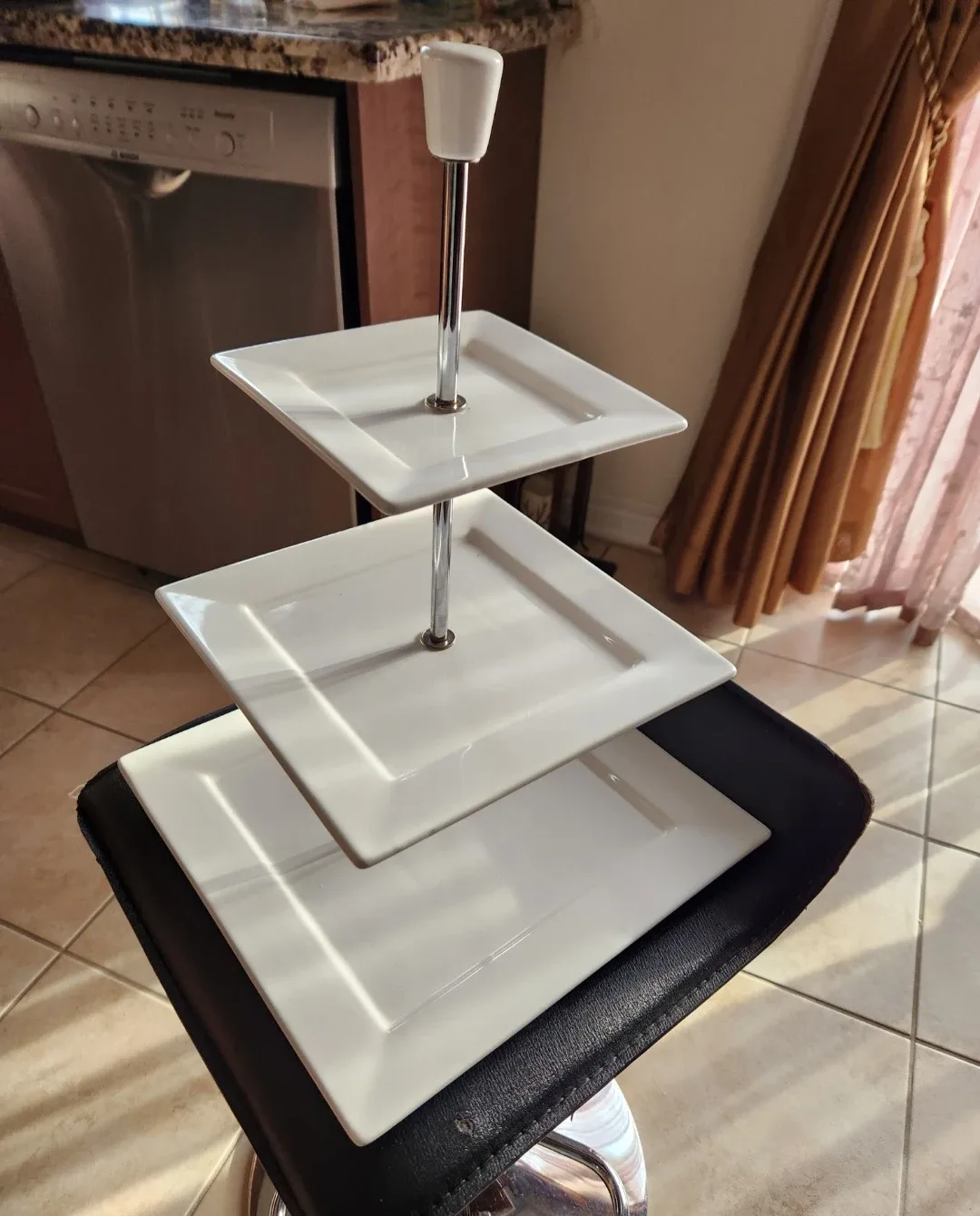 3-Tier Square Dessert Stand
