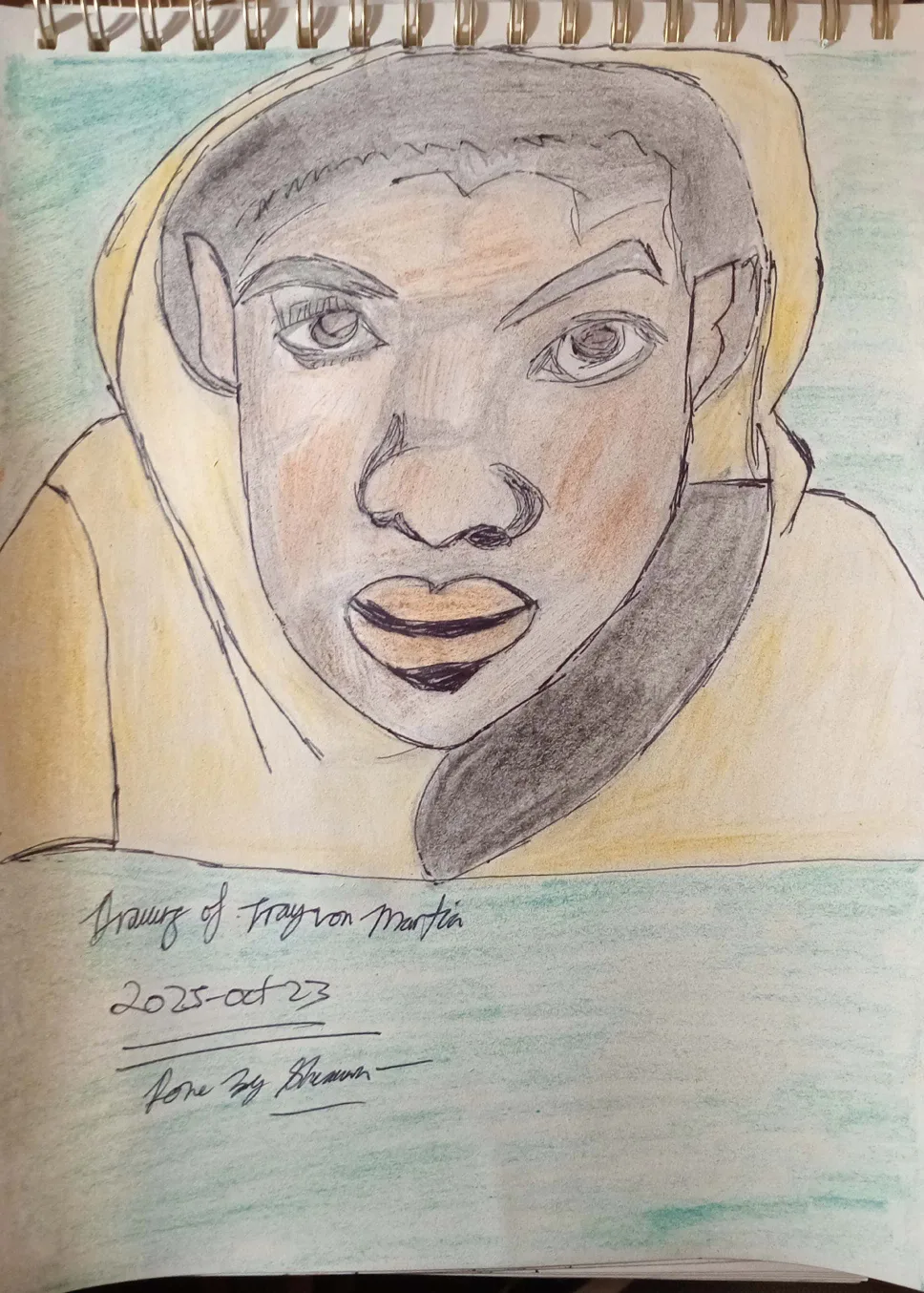 Trayon Martin Drawing Illustration by custom artist Sherwin image indicator(4)