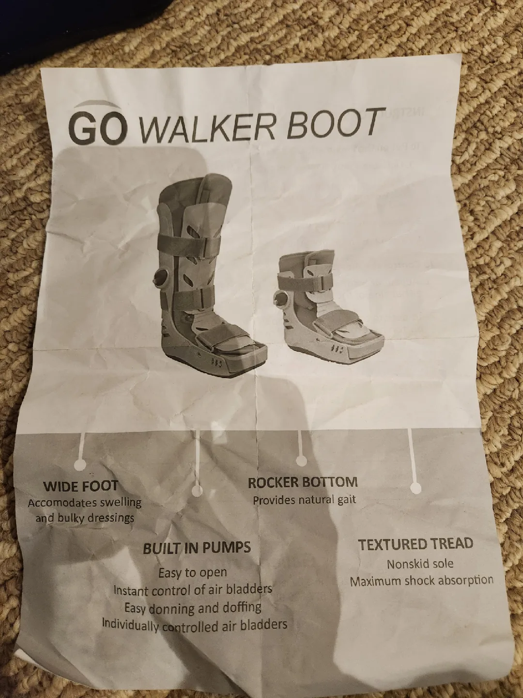 Aircast Go Walker Boot image indicator(4)