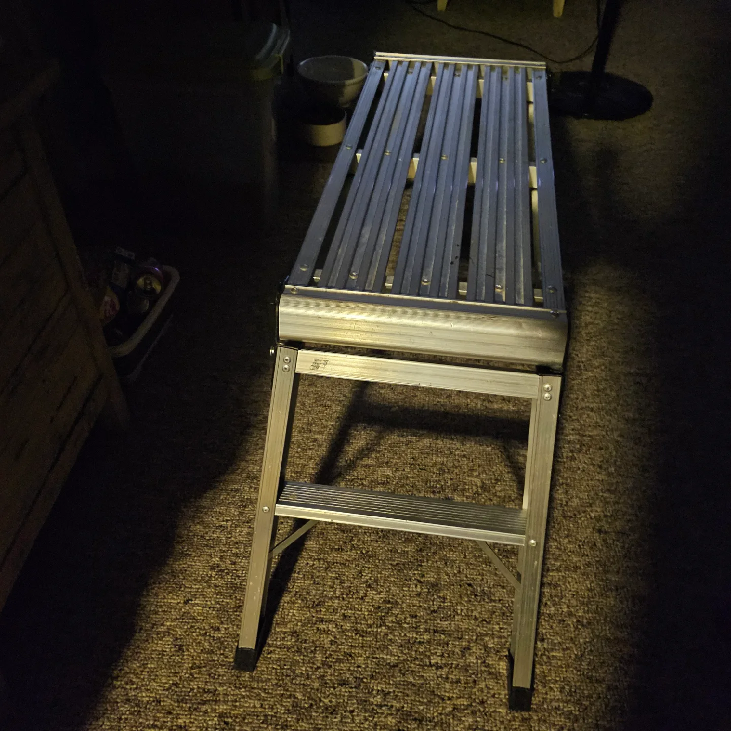 Adjustable Aluminum Work Platform Ladder thumbnail