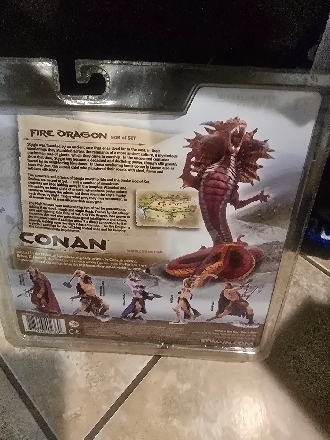 Conan Fire Dragon Son of Set Action Figure image indicator(2)