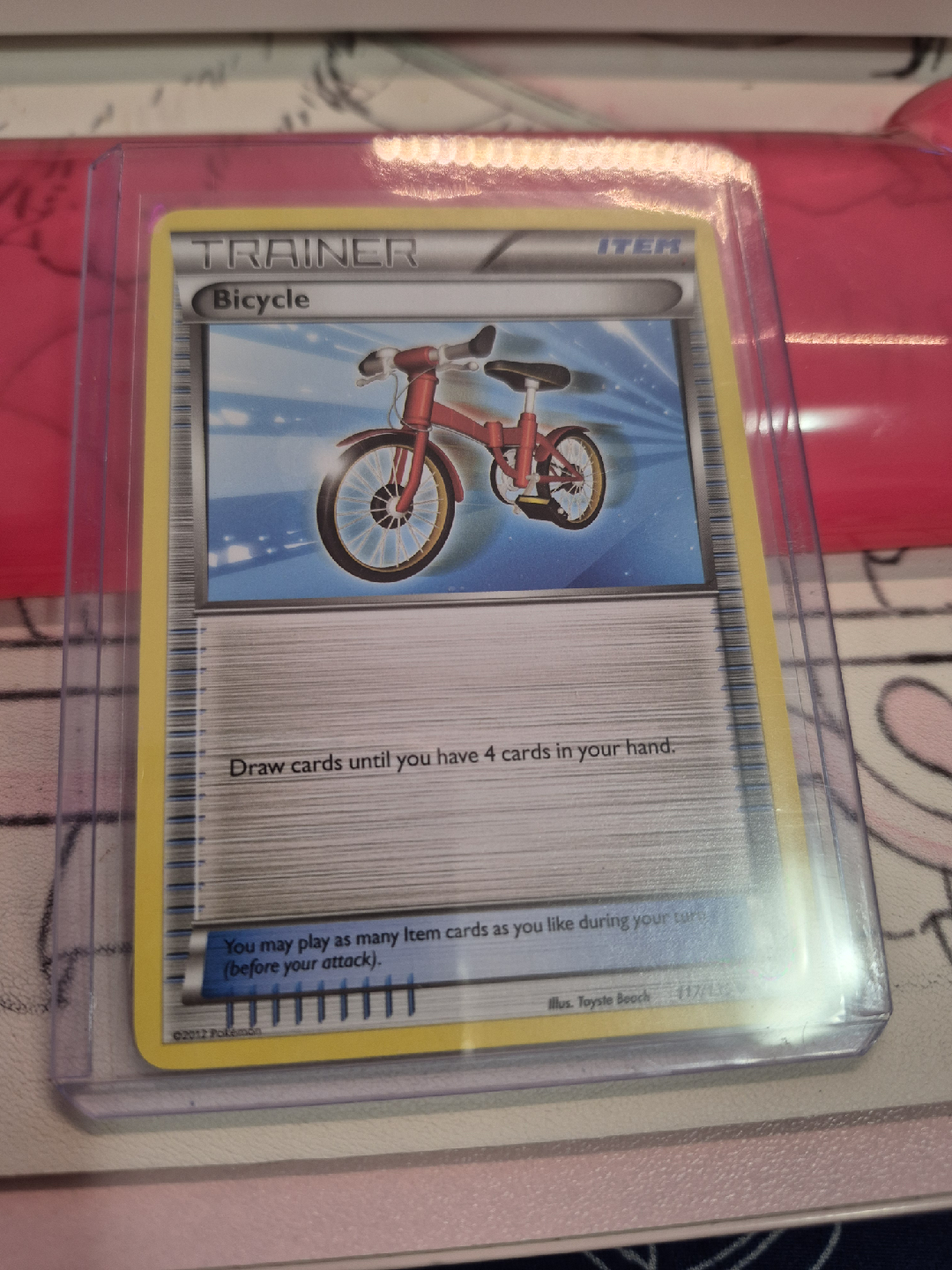 bicycle pokemon card 117/135 good condition