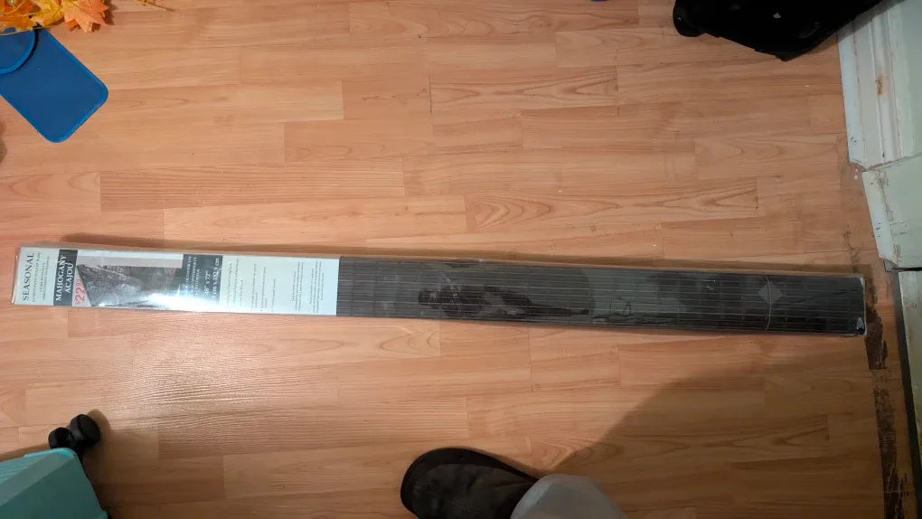 Seasonal Mahogany Bamboo Patio Roll-Up Blind 48"x72" image indicator(3)