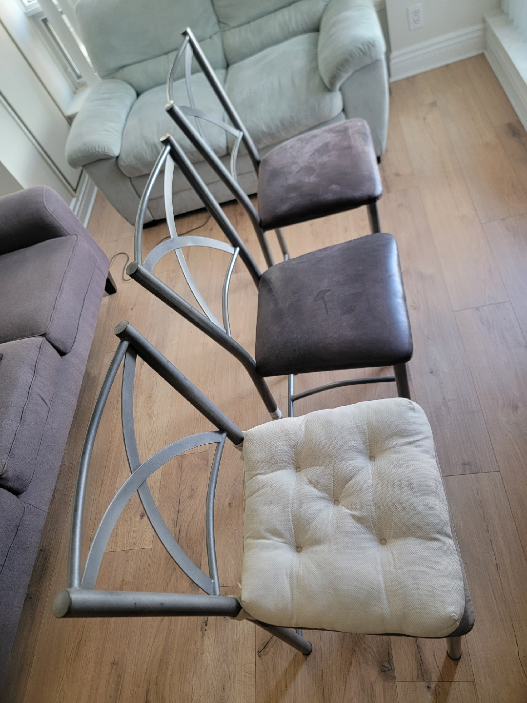 Set of 3 Bar Stools - photo 4