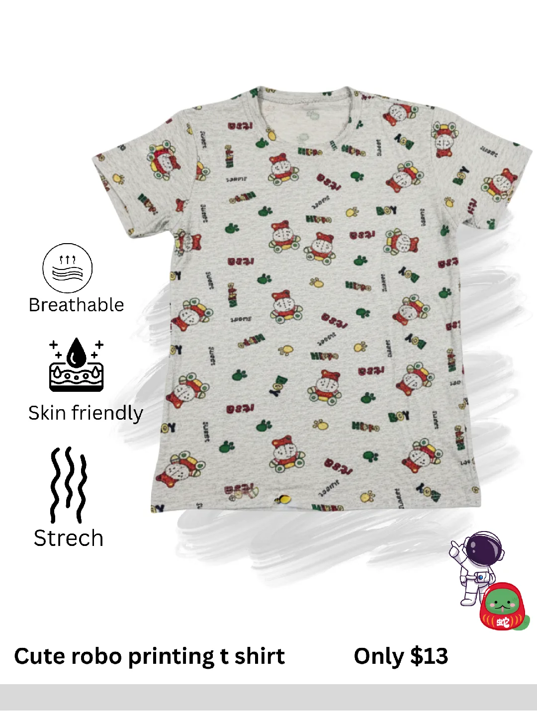 Cozy & Cute Kids Animal printed T shirt Collection image indicator(3)