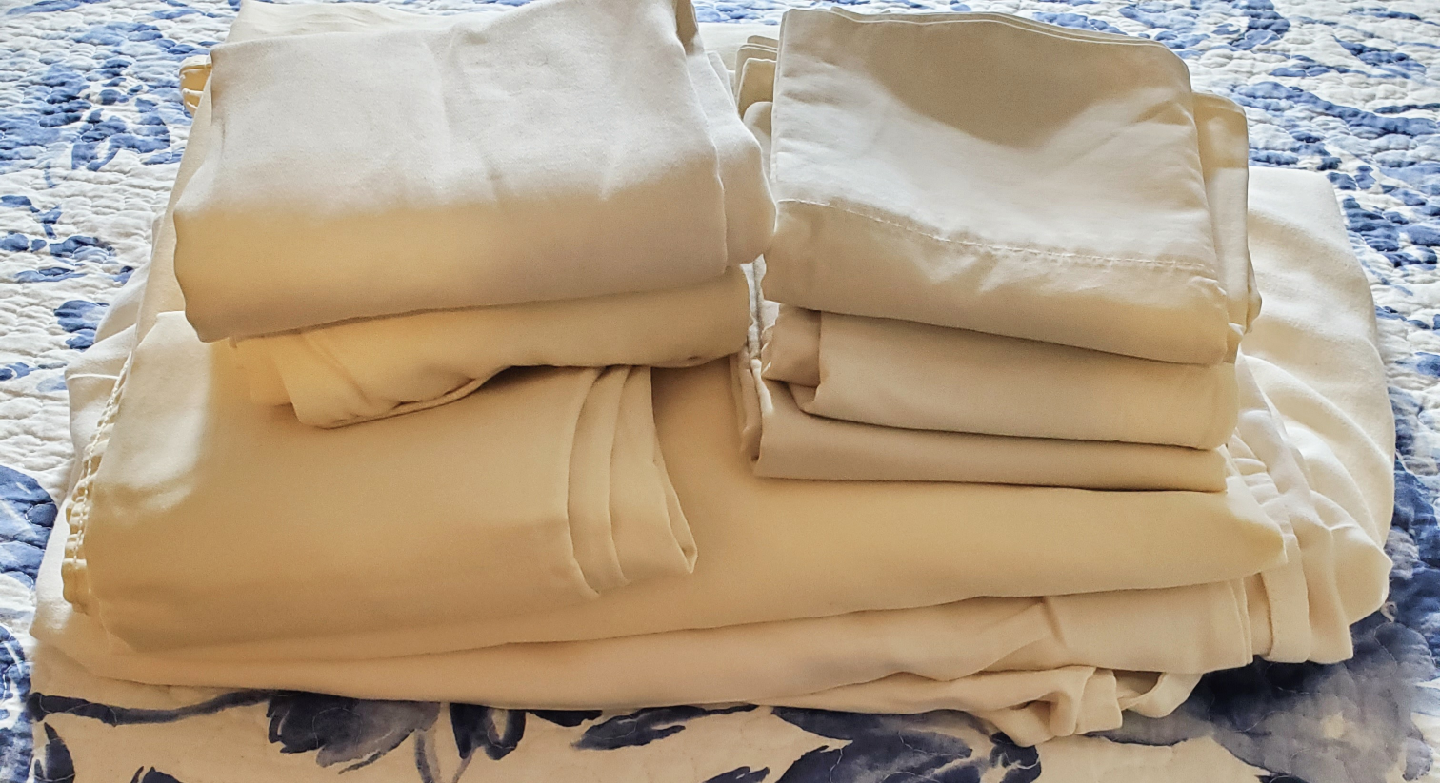Assorted Sheets + Pillowcases