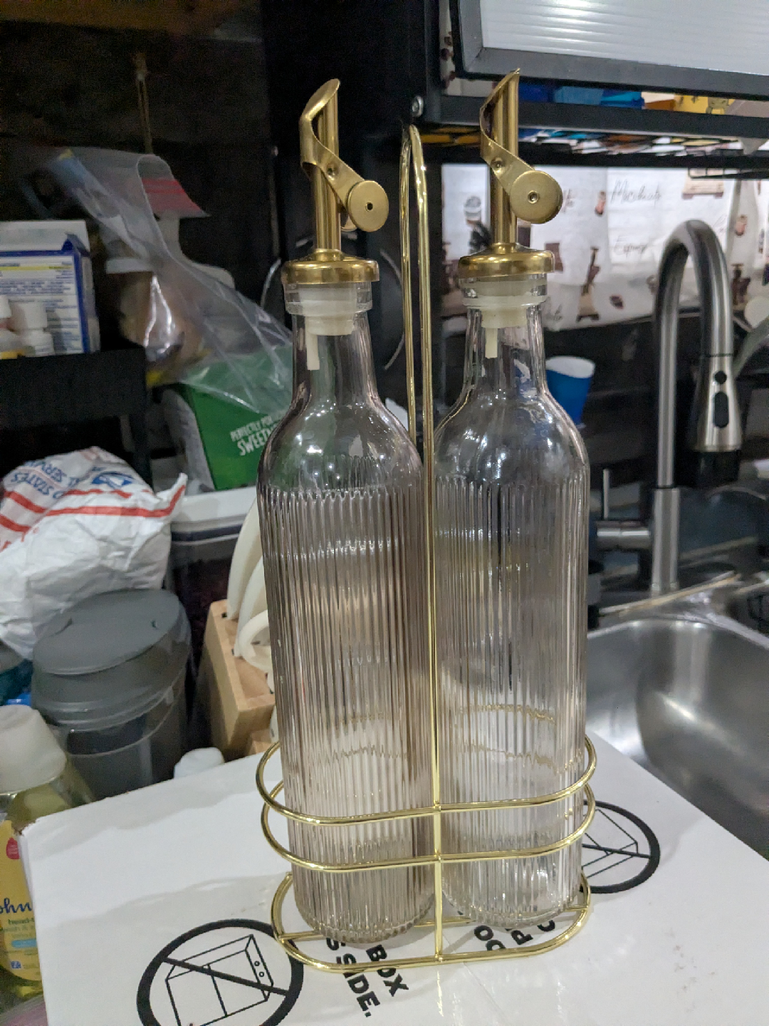 Oil and Vinegar Dispenser Set