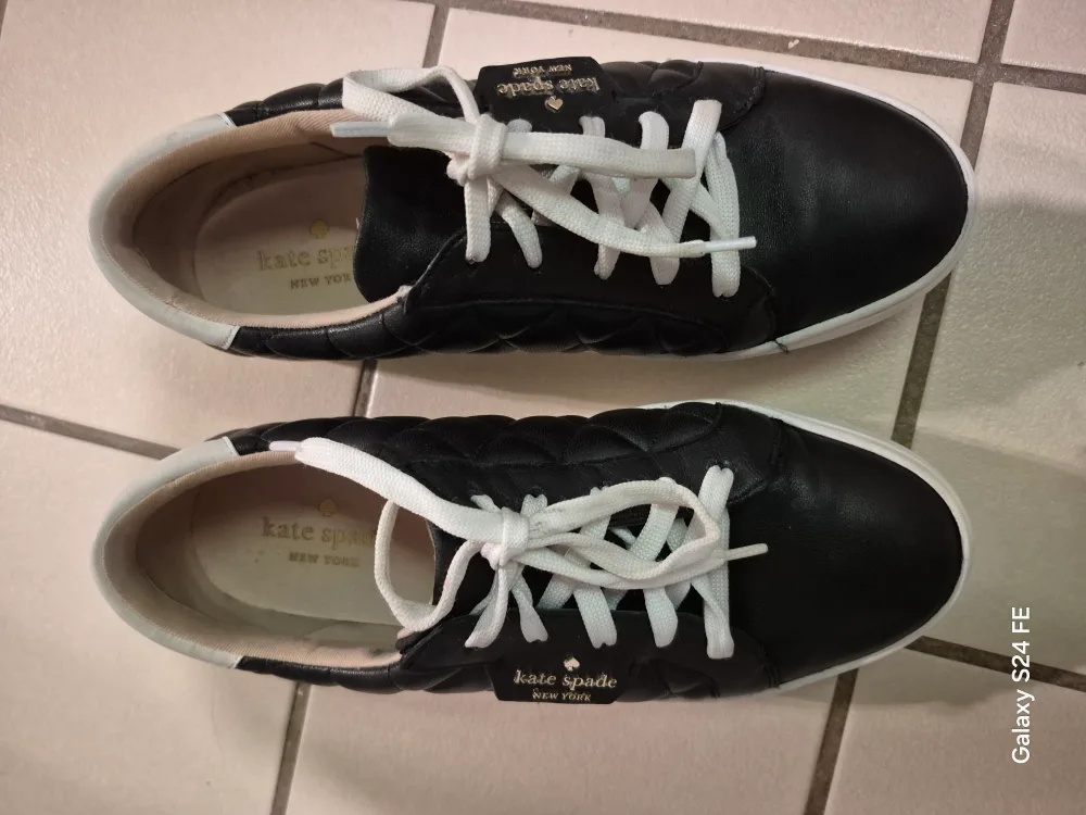 Kate Spade  Black  quilted  sneakers image indicator(7)