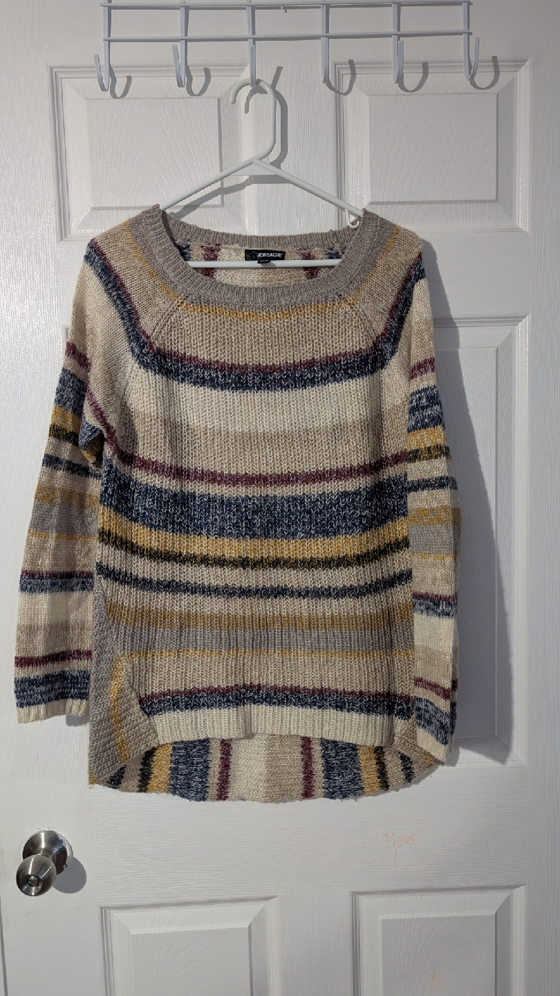 Jordache Striped Sweater - Size M
