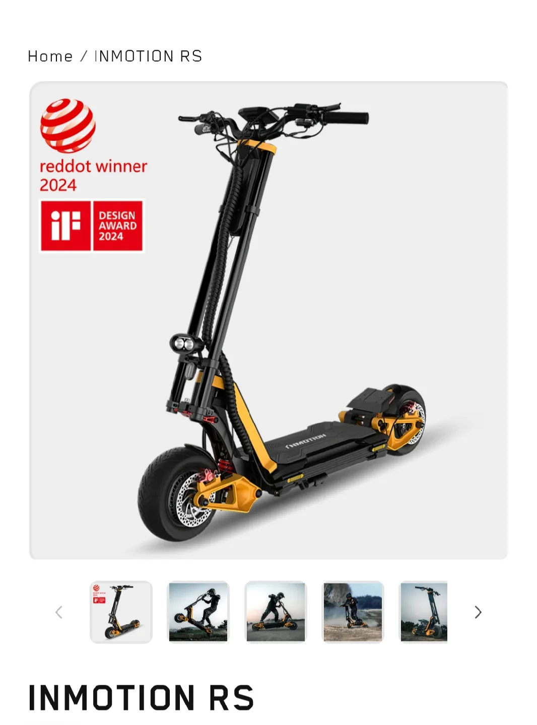 Inmotion RS Electric Scooter image indicator(4)
