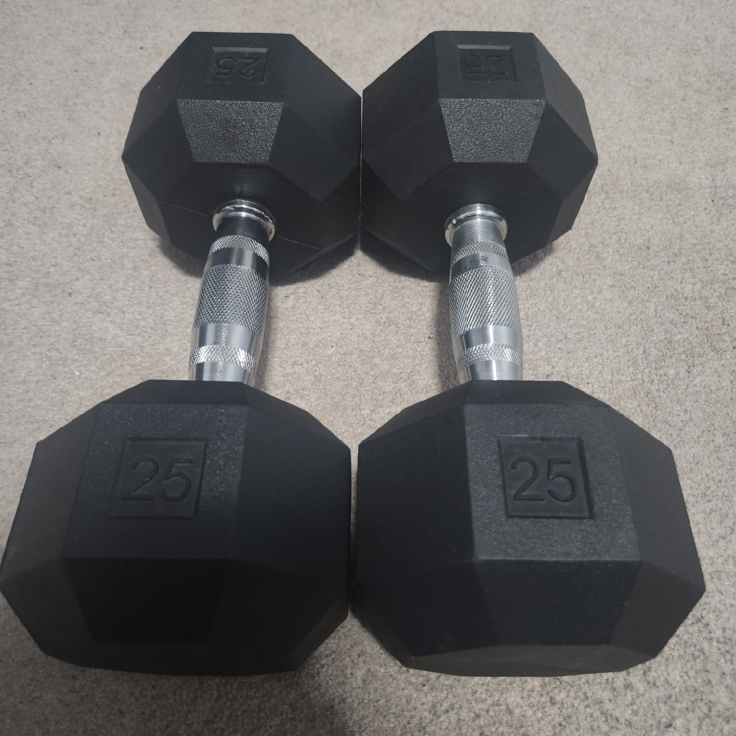 25lb dumbells