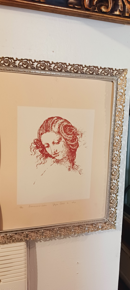 Framed Leonardo's Leda Print by Joyce Cutler Shaw - photo 2