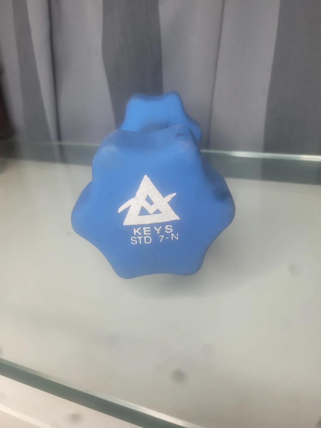 7lb KEYS STD 7-N Dumbbell - Blue image indicator(2)