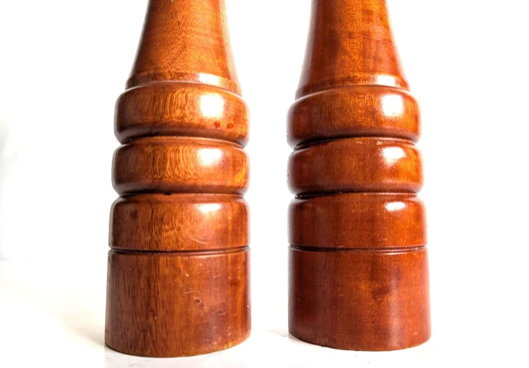 Tall Wooden Salt Shaker & Pepper Mill Set image indicator(4)