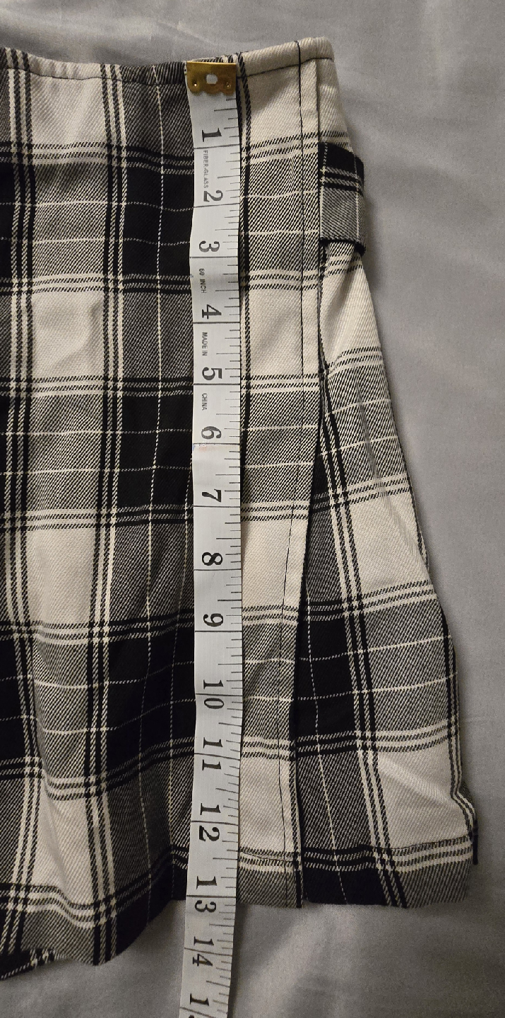 NEW! Justice Plaid Skirt with Built-in Shorts! - Size 12 Youth - photo 4