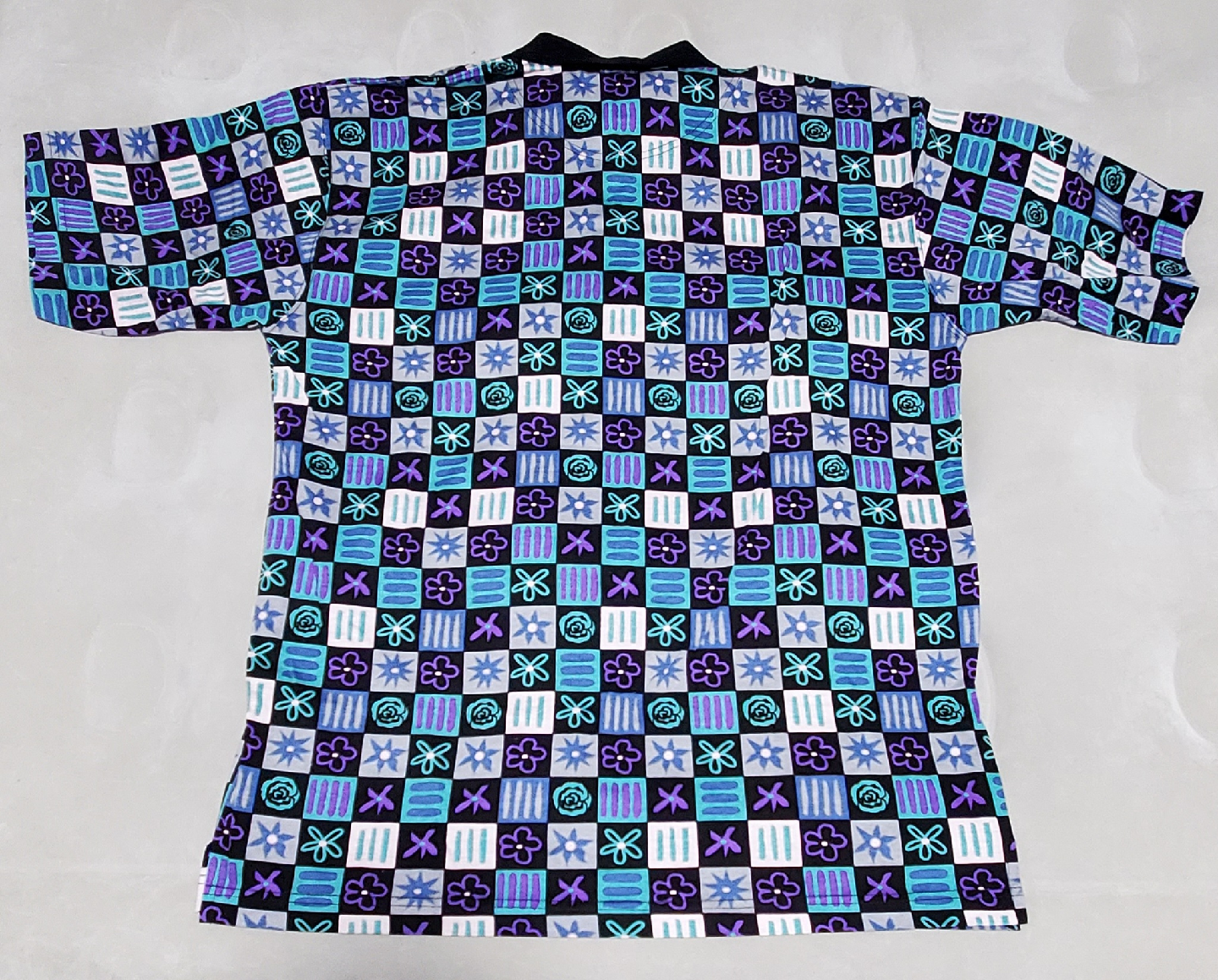 BIJOU Patterned Polo Shirt | Size-M - photo 2