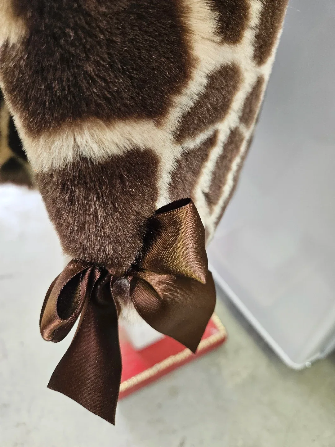 Giraffe Print Faux Fur Hooded Jacket 12 to 18 M image indicator(2)