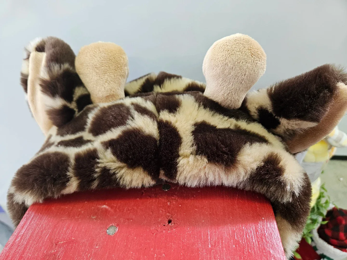 Giraffe Print Faux Fur Hooded Jacket 12 to 18 M image indicator(4)