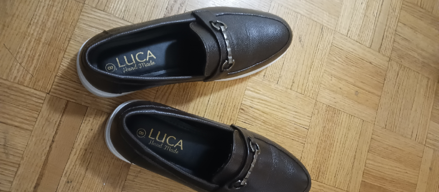 Luca Hand Made Brown Loafers - Size 8 - photo 3
