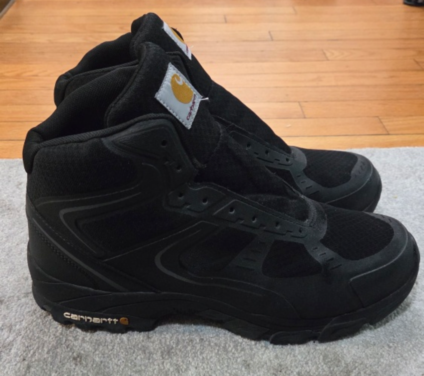 Carhartt Black Work Boots steel toe - photo 2