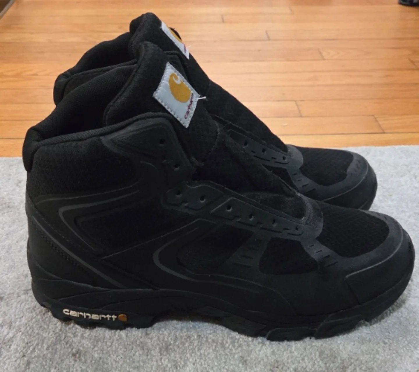 Carhartt Black Work Boots steel toe image indicator(2)