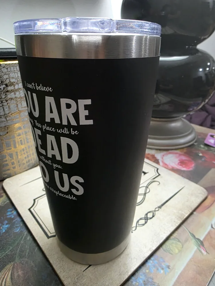 Black Insulated Tumbler image indicator(2)