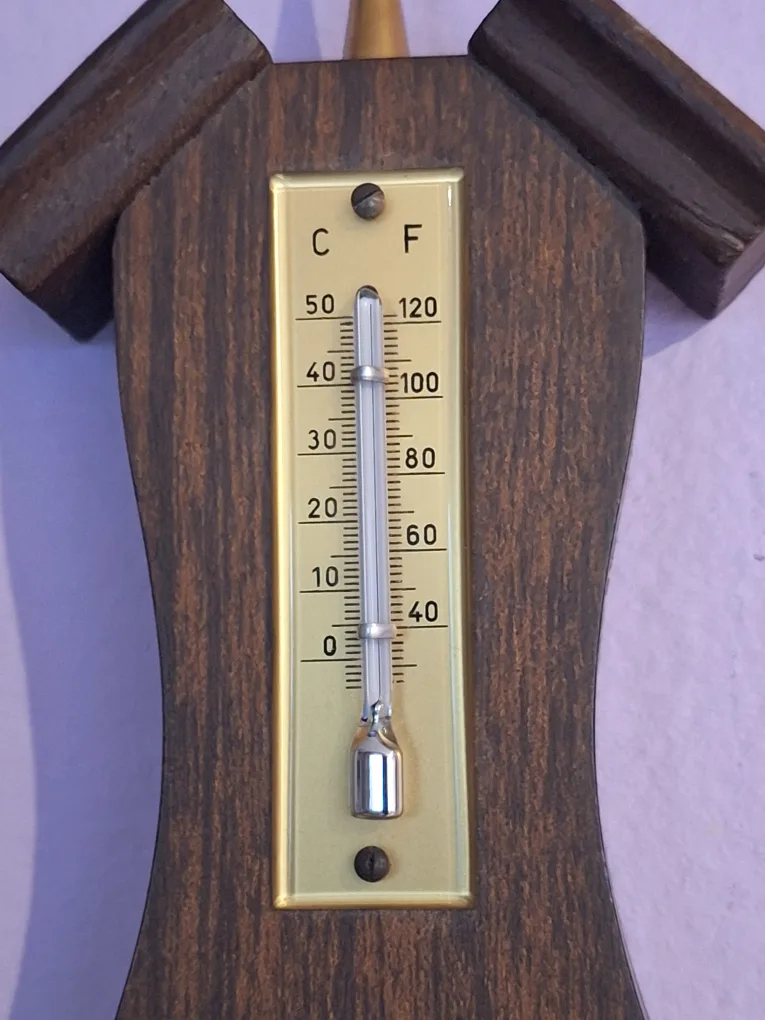 Vintage Western Germany Barometer, Thermometer, Hygrometer image indicator(4)