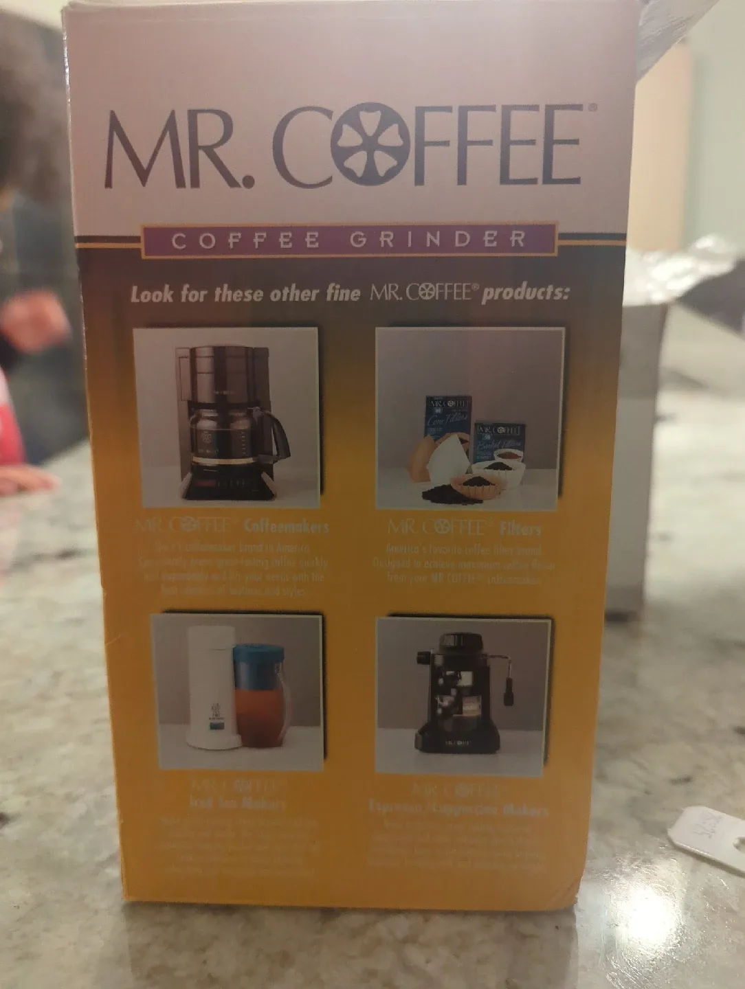 Mr. Coffee Coffee Grinder - New in Box! image indicator(2)