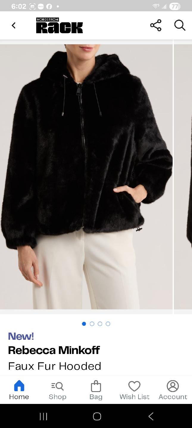 Rebecca Minkoff Faux Fur Hooded Jacket - photo 4
