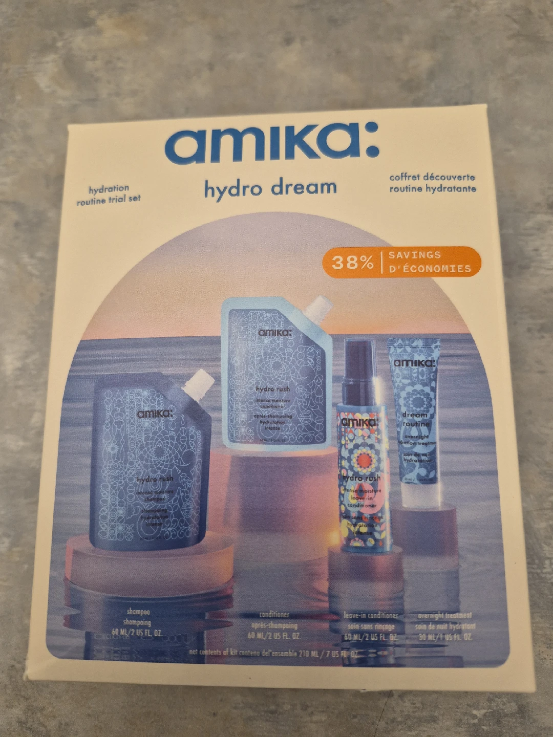 Amika Hydro Dream Hydration Routine Trial Set