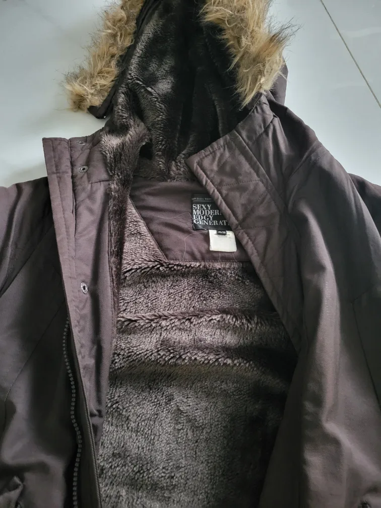 Modern Generation Brown Winter Coat Size small image indicator(2)