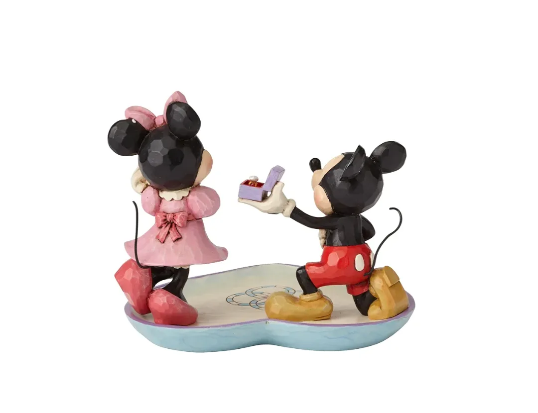 Disney Jim Shore Mickey & Minnie Proposal Figurine image indicator(3)