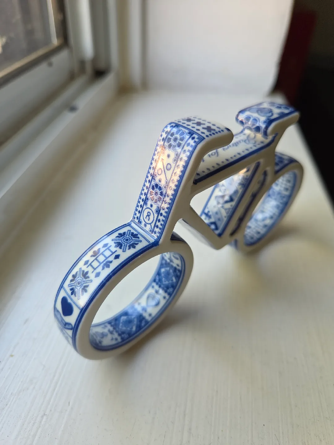 Delft Blue Bicycle Show Piece, New in Box image indicator(3)