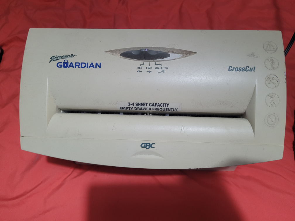 Shredmaster Guardian CrossCut Paper Shredder - photo 2
