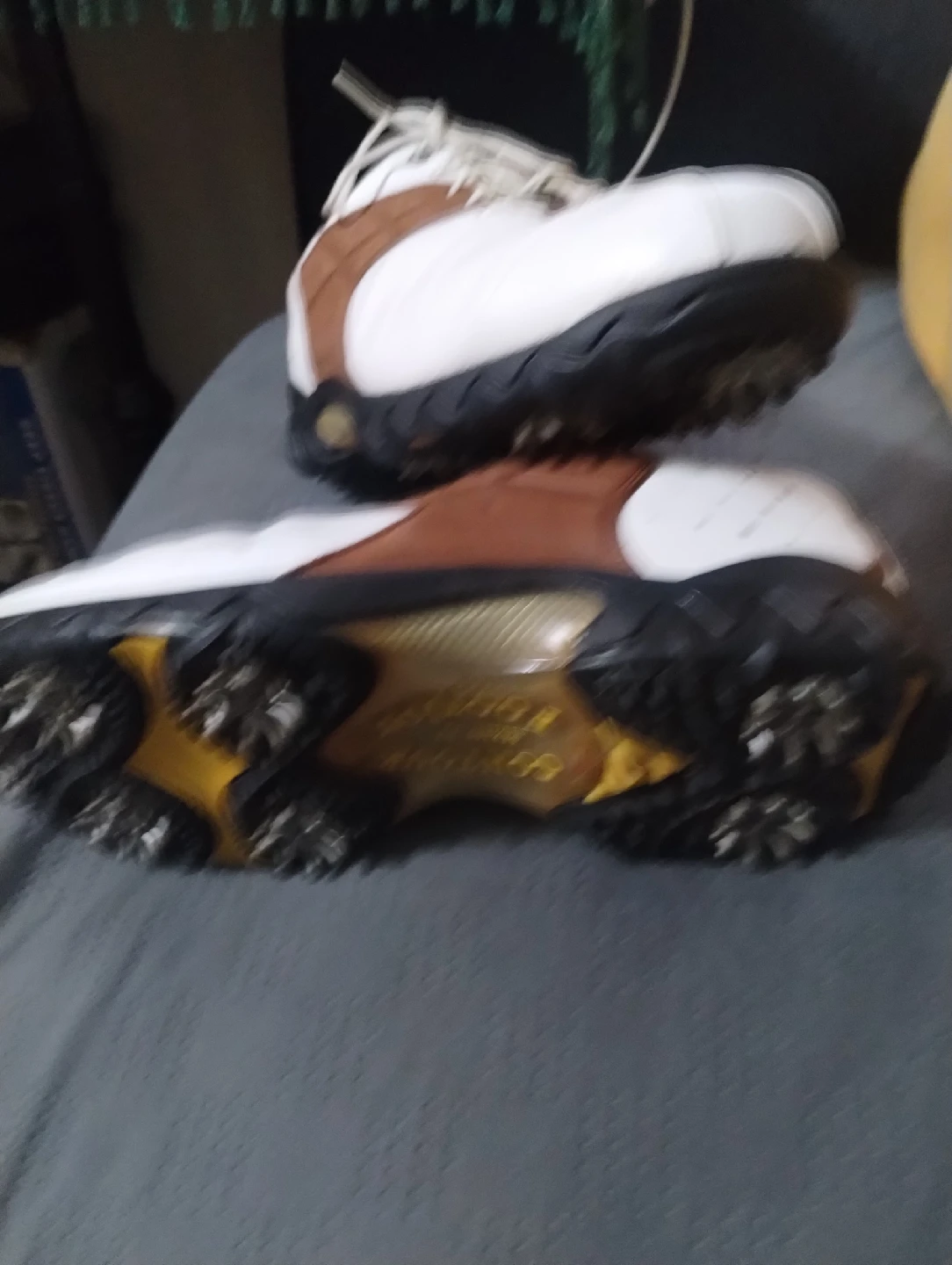 Golf Shoes - White and Brown - photo 3