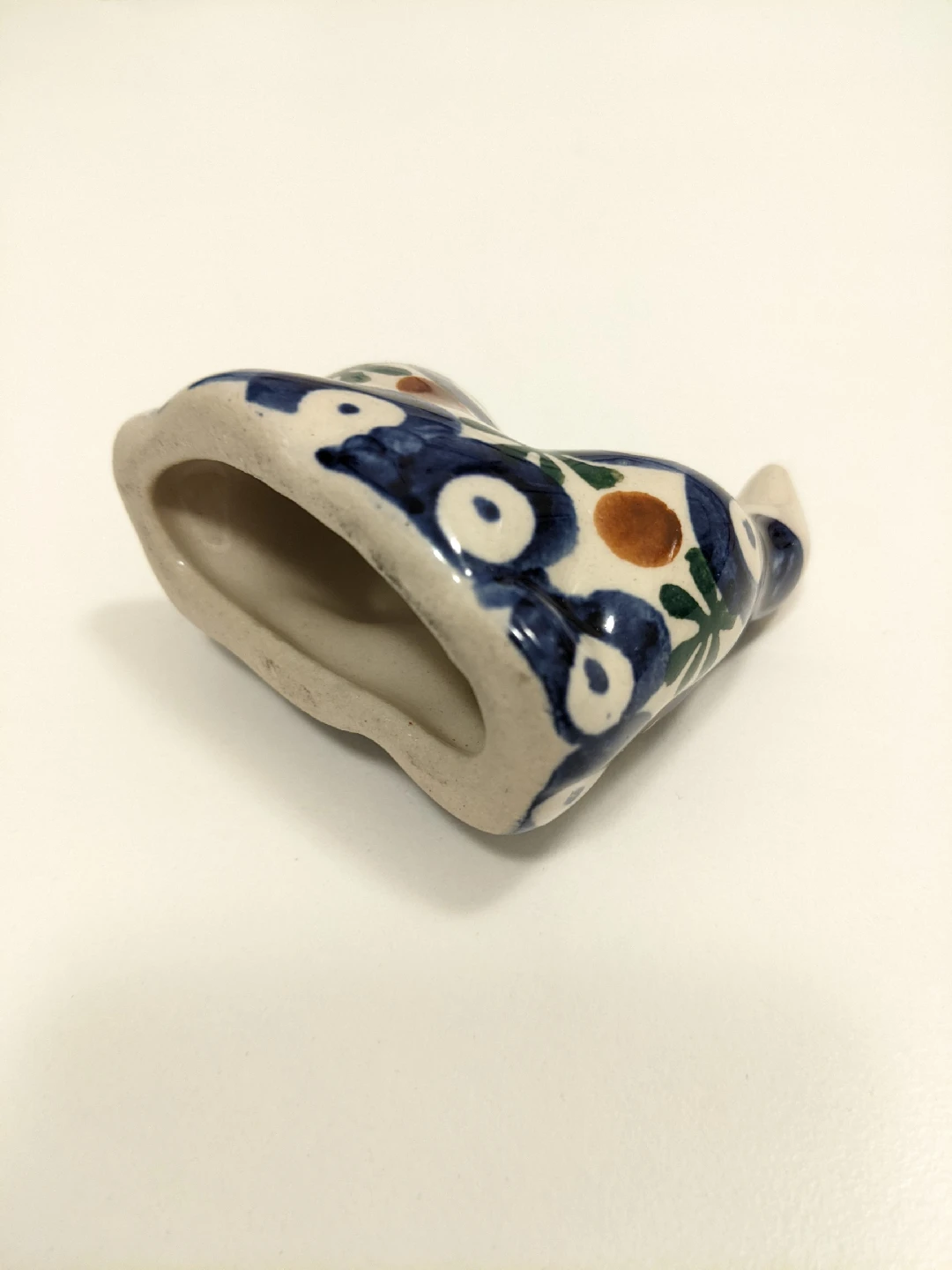 Polish Pottery 2" Cat Figurine - photo 4