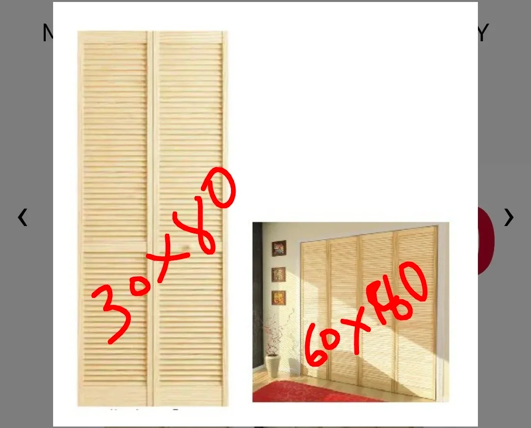 New Veranda Full Louver Bifold Doors - 30" image indicator(8)