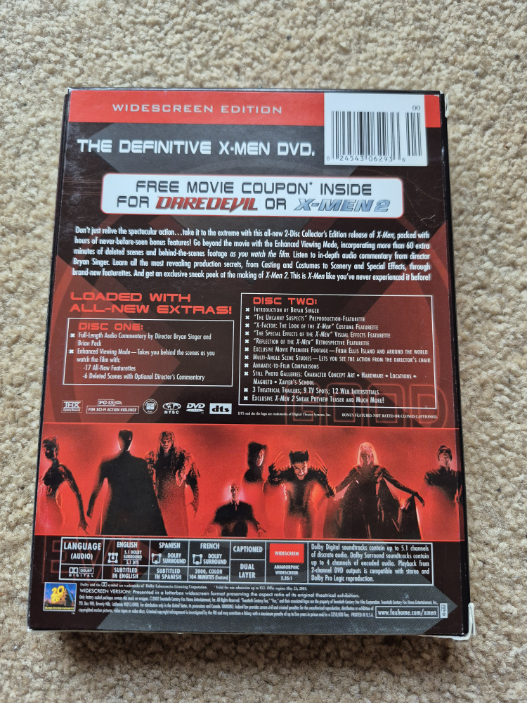 X-Men 1.5 Widescreen Edition DVD