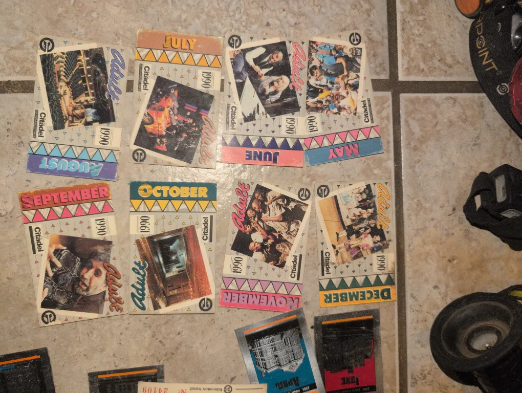 Vintage Edmonton Transit Passes - 1990 & 1991 image indicator(3)