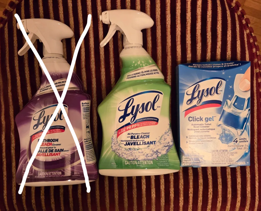Lysol Bathroom Bleach Cleaners thumbnail